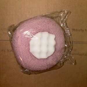Pink Bath Sponge with White Soap Pad - Women Bath & Body